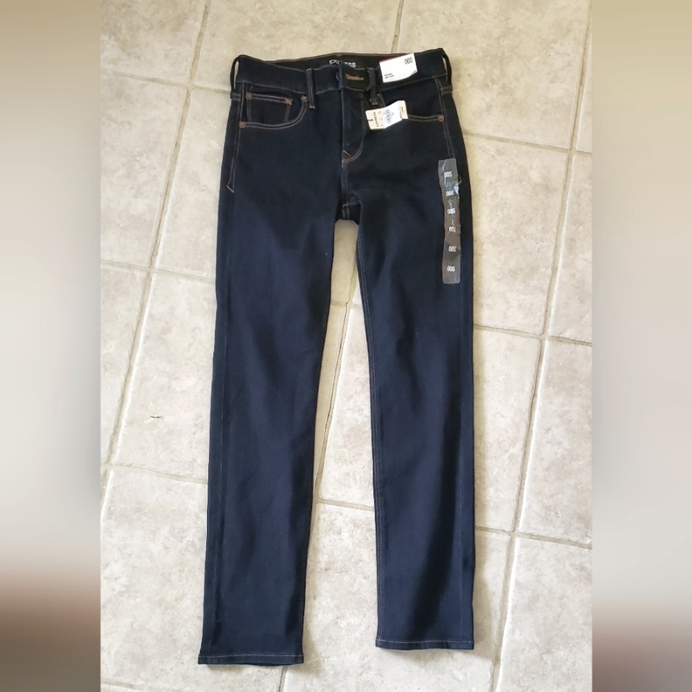 Express skinny midrise jeans